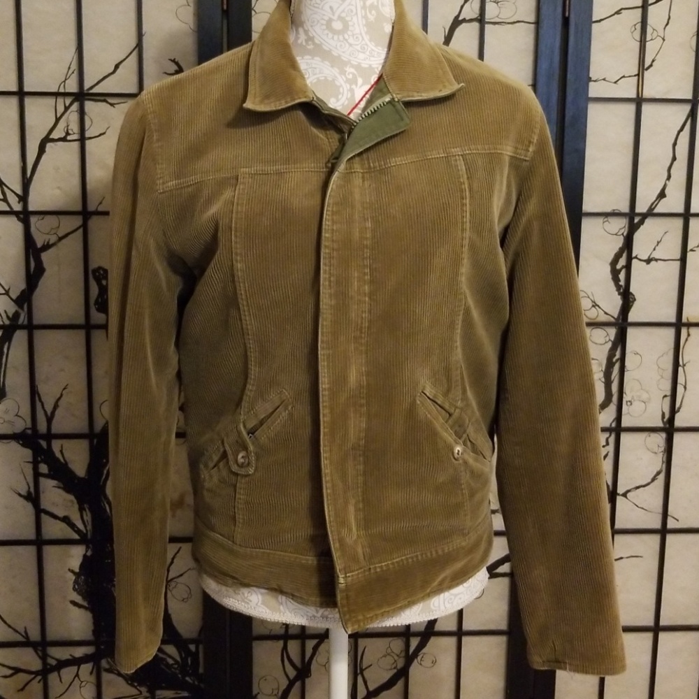 Reversible coldoroy jacket